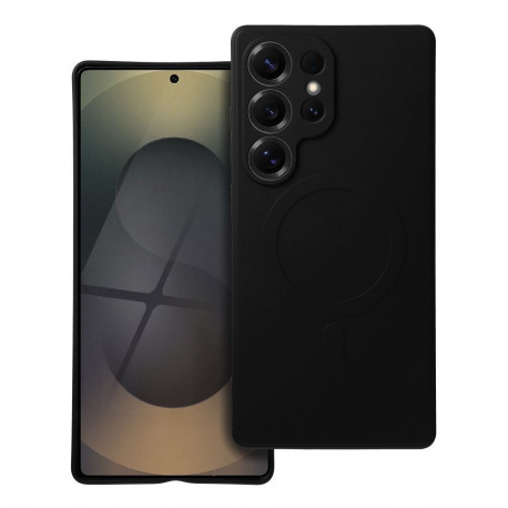 Mag Cover silicone case Samsung S25 Ultra SM-S938B Black