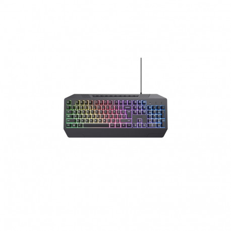 Trust klaviatuur GXT 836 Evocx mängurite USB QWERTY US English 24722, must