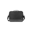 Messenger Case - NATEC Impala 2 for 15.6" Laptop, Removable Strap, Polyester Black/Grey