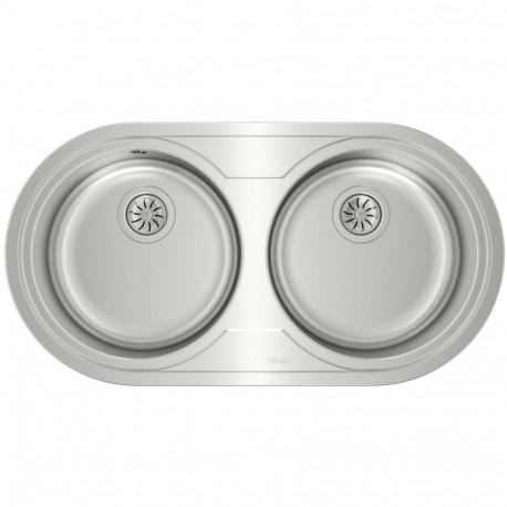 Kahesed Valamud Teka 9025 DUETTA 2C Roostevaba teras