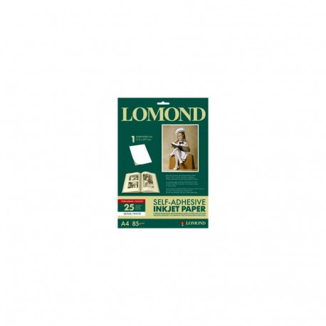 Lomond Self Adhesive Inkjet Photo Paper Glossy A4, 25 sheets