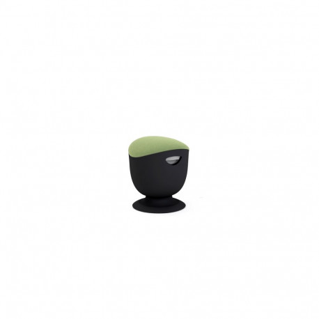 Up Up Seul ergonomic balance stool Black, D42 Green fabric