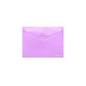 Coolpack document envelope with button PP, A4, pastel purple