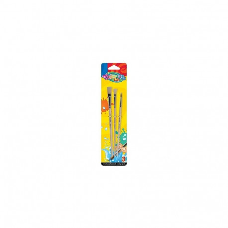 Colorino Kids  Paint brushes 3 pcs blister