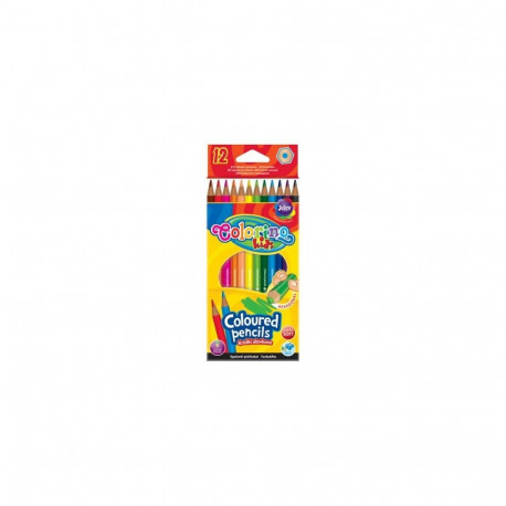 Colorino Kids Hexagonal coloured pencils 12 colours