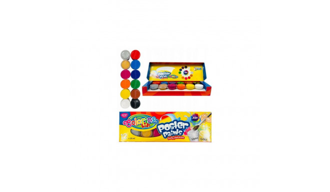 Colorino Kids Poster paints 12 colours 20 ml