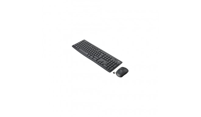 Logitech MK295 Silent Wireless Combo Wireless keyboard, US Int, Graphite