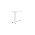 Up Up Forseti Adjustable Height Table, White