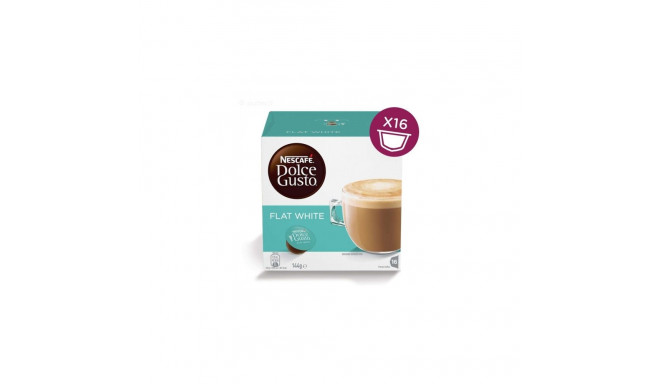 Nescafe Dolce Gusto Flat White Coffee, 16 capsules