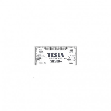 Batteries Tesla AAA Silver+ Alkaline LR03 1150 mAh (24 pcs) (13032410)