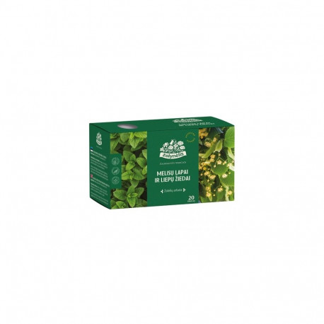Žolynėlis herbal tea Melisa leaves and linden blossoms, 24g (1,2x20)