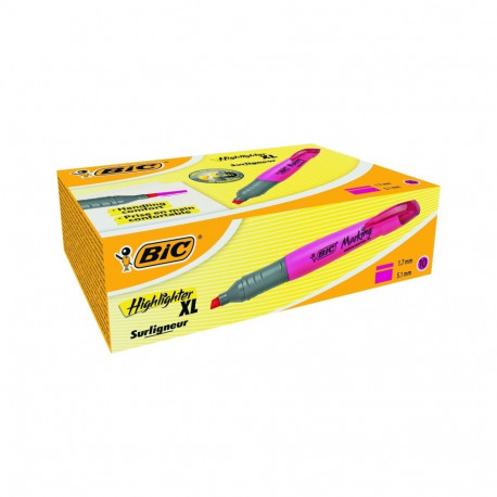Textmarker BIC, 1.7-5.1 mm, Chisel tip, pink 1212-011 1 pcs.