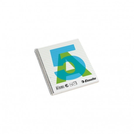 Exercise book with spiral  Esselte, A5/70, lined, soft cover  0722-104