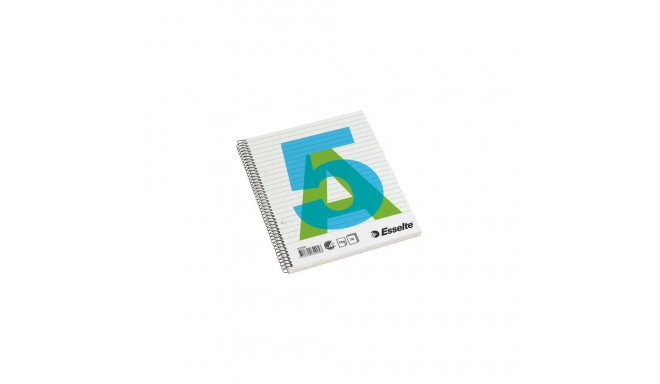 Exercise book with spiral  Esselte, A5/70, lined, soft cover  0722-104