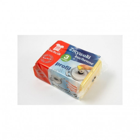 Sponge Profil, L, indams, figūrinė, 7x9cm (3 pcs.)