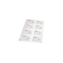 Sleeve Esselte, A4, 105 microns, for business cards, 8 pockets 10pcs. 0810-004