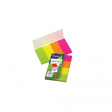Paper-index Forpus, 20x50mm, Assorti, paper (4x40)
