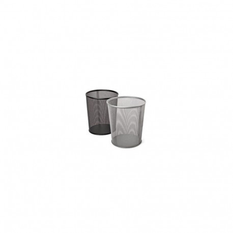 Trash bin Forpus, 12l, black, perforated metal