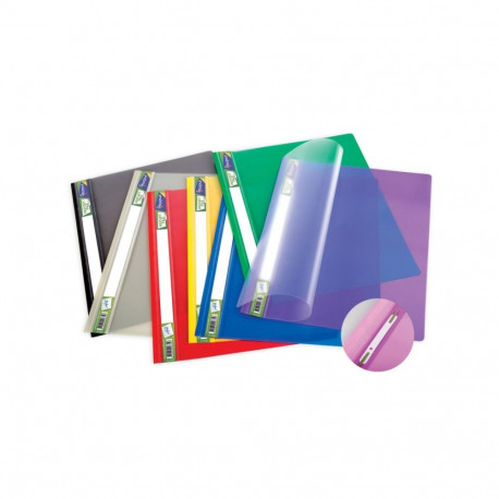 Binder with transparent cover Forpus Premium, A4 +, blue