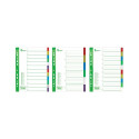 Divider Forpus, A4, 1-6 colors, plastic