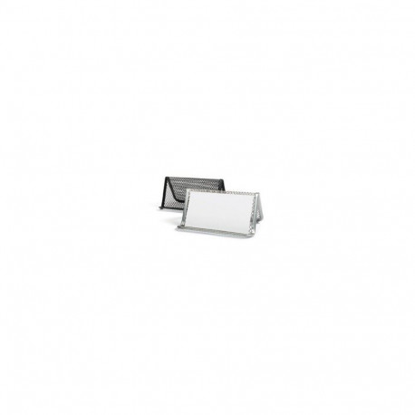 Business stand Forpus, silver, 1 compartment, perforated metal