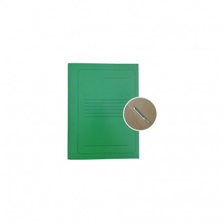 Project File A4 cardboard Smiltainis with metal clip, with print green