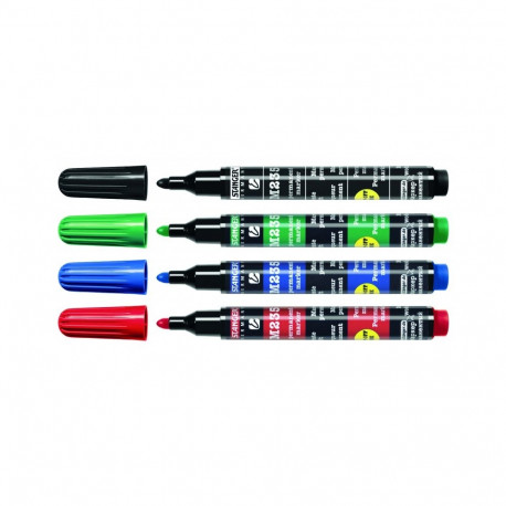 STANGER permanent MARKER M235, 1-3 mm, Set 4 colours 712012