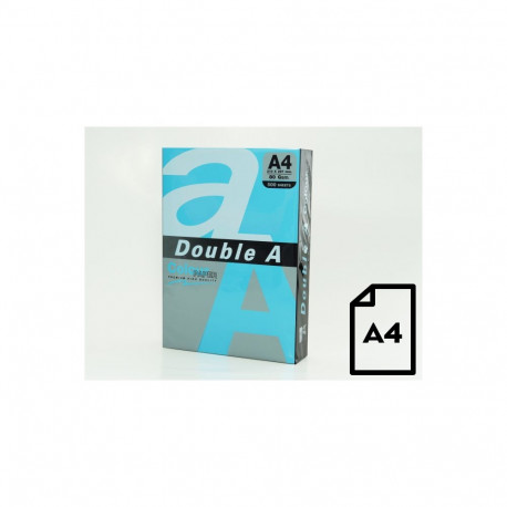 Colour paper Double A, 80g, A4, 500 sheets, Deep Blue