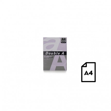 Colour paper Double A, 80g, A4, 500 sheets, Levender