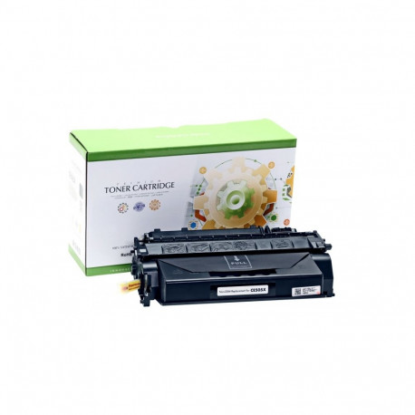 Static Control Toner Cartridge Black, Compatible with HP 05X (CE505X)/Canon CRG 719H