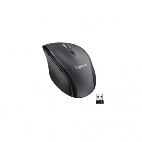 Logitech Marathon M705 Wireless Mouse, RF Wireless, 1000 DPI, Charcoal