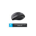 Logitech Marathon M705 Wireless Mouse, RF Wireless, 1000 DPI, Charcoal