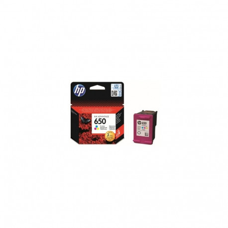 HP 650 Tri-color (CZ102AE) Ink Cartridge, CMY