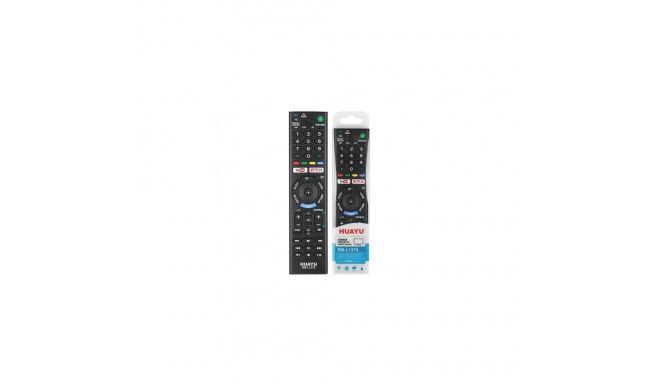 HQ LXH1370 TV remote control SONY LCD / LED / 3D / Netflix RM-L1370 / Black