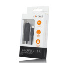 Forever car charger M-02 2.1A 12V/24V + Lightning 1.2m, black Forever car charger M-02 2.1A 12V/24V + Lightning 1.2m, black