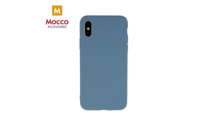 Mocco Ultra Slim Soft Matte 0.3 mm Silicone Case for Huawei P40 Light Blue
