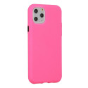 Mocco Soft Cream Silicone Back Case for Apple iPhone 12 Mini Pink