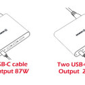 Swissten Travel Charger Notebooks and MacBook / 87W / PD3.0 / QC3.0 / PPS