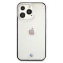 BMW BMHCP13XPCUMRBK Signature Collection Back Case For Apple iPhone 13 Pro Max Transparent