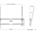 Multibrackets MB-4029 Universal Tilt Wallmount Black Large up to  55"-75"/ 75kg