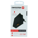 Swissten Premium 22.5W Huawei Super Fast Charge Travel charger 5V / 4.5A (FCP)