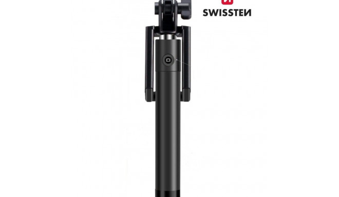 Swissten Wired Selfie Stick with Remote Button