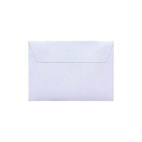 Ümbrik hõbedase täpiga Mika White C6 - 10tk, liimiribaga