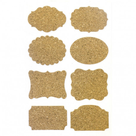Kleebitavad etiketid KORK, 16tk