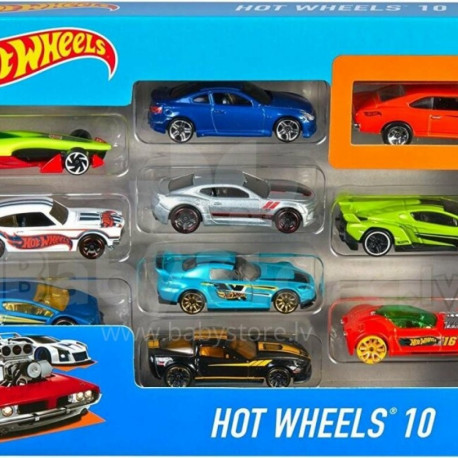 Hot Wheels® autode 10-pakk
