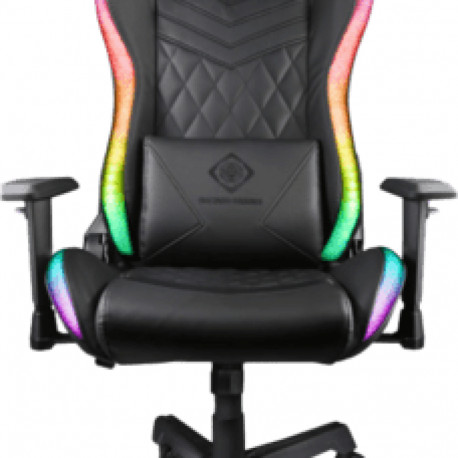 Deltaco mänguritool GAM-080 kunstnahast RGB LED-valgustusega, must