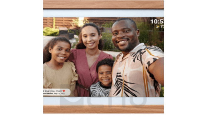 Denver PFF-2162LW 21,5'' digitaler Bilderrahmen holzoptik