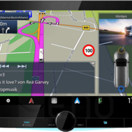 Kenwood navigatsiooniseade DNR992RVS USB BT matkaauto ja veoauto 10,1''HD ekraan