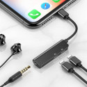 Baseus CALL52-01 Universaalne laadimisega heliadapter Lightning -> 3.5mm must Baseus CALL52-01 Universaalne laadimisega heliadapter Lightning -> 3.5mm must