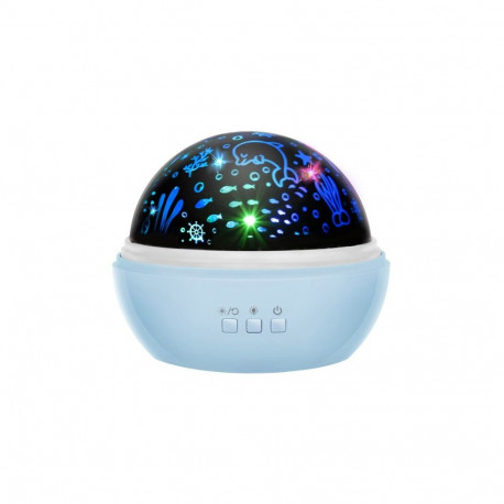 Fusion Night light with projector blue